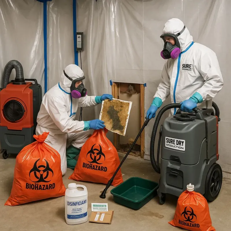 Contaminated Water Handling Protocols process in Gibsonburg, OH